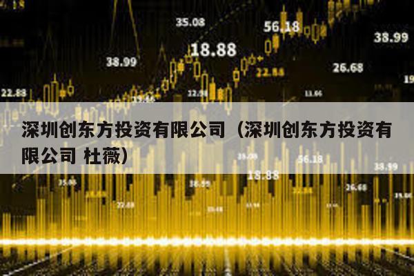 深圳創東方投資有限公司(深圳創東方投資有限公司 杜薇)